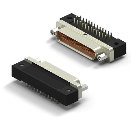 MicroD Circuit Right Angle .075 x .075 Connectors